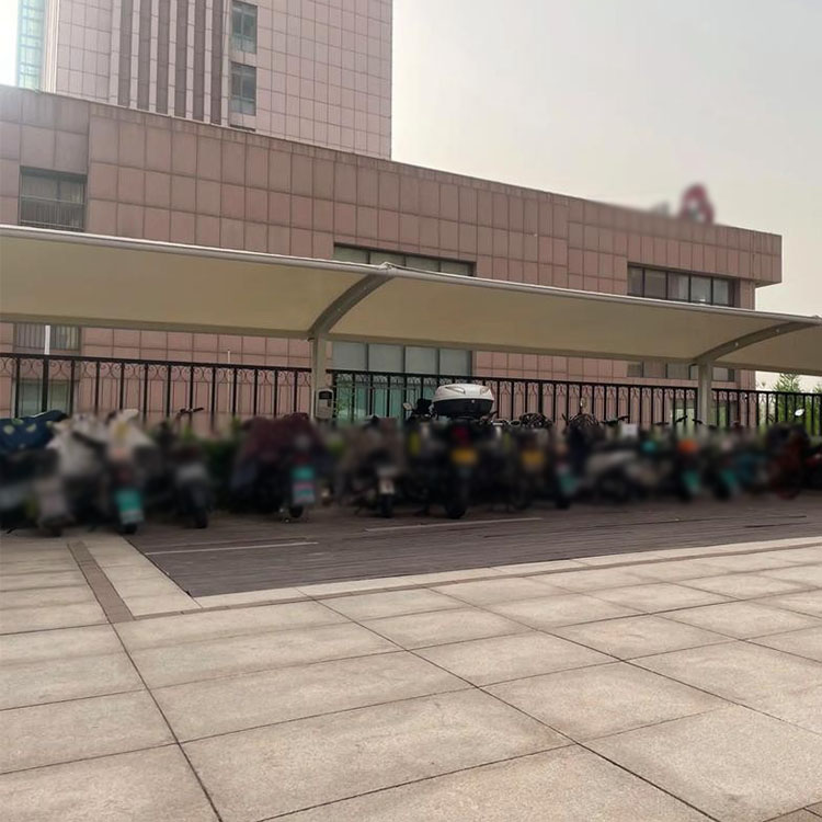 永平县膜结构电动车棚